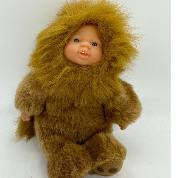 Simba Toys Plush Lion Stuffed Animal Stuffy Plastic Face Hands 10" - Picture 1 of 8